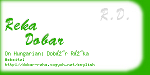 reka dobar business card